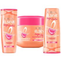 Kit Longo Dos Sonhos Elseve Shampoo Condicionar Mascara Kit Longo Dos Sonhos Elseve Shampoo Condicionar Mascara