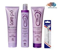 Kit Lore Pé Amolecedor Calos E Rachadura Com 3 Itens + Kit Lore Pé Amolecedor Calos E Rachadura Com 3 Itens +