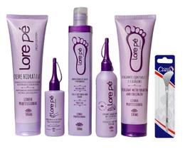 Kit Lore Pé Amolecedor Calos E Rachaduras 6 Produtos Kit Lore Pé Amolecedor Calos E Rachaduras 6 Produtos