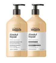Kit Loréal Absolut Repair Gold Quinoa- Shampoo+ Cond 750ml
