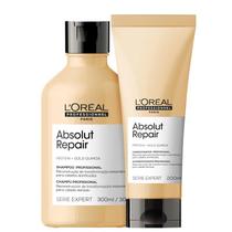 Kit loreal absolut repair gold quinoa shampoo+condicionador