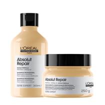 Kit loreal absolut repair gold shampoo 300ml+mascara 250ml