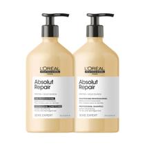 Kit loreal absolut repair gold shampoo 750ml+condicionador 750ml