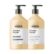 Kit loreal absolut repair gold shampoo 750ml+condicionador 750ml Kit loreal absolut repair gold shampoo 750ml+condicionador 750ml