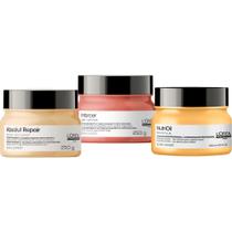 Kit Loreal Absolut Repair, Inforcer e NutriOil - Masc. 250g Kit Loreal Absolut Repair, Inforcer e NutriOil - Masc. 250g