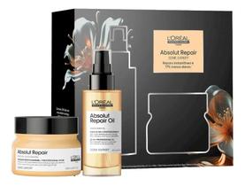 Kit Loréal Absolut Repair Máscara 250ml Óleo 90ml