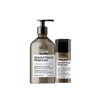 Kit loreal absolut repair molecular sh 500ml+leave-in 100ml Kit loreal absolut repair molecular sh 500ml+leave-in 100ml