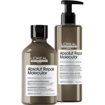 Kit Loreal Absolut Repair Molecular Shampoo 300ml e Sérum 250ml