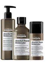 Kit Loréal Absolut Repair Molecular Shampoo+ Sérum+ Leavein Kit Loréal Absolut Repair Molecular Shampoo+ Sérum+ Leavein