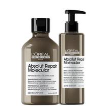 Kit loreal absolut repair molecular shampoo + sérum