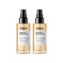 Kit Loréal Absolut Repair Oil- Leave-in Em Óleo 90 Ml (2un)