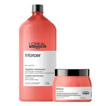 Kit loreal inforcer shampoo 1500 ml e máscara 500 gr Kit loreal inforcer shampoo 1500 ml e máscara 500 gr
