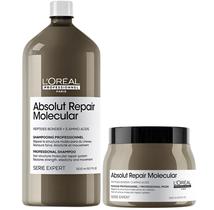 Kit LOréal Molecular Shampoo 1500ml + Máscara 500ml