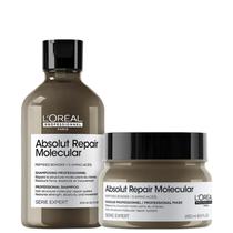 Kit Loréal Molecular Shampoo 300ml + Máscara 250ml