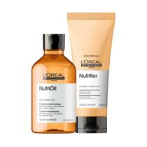 Kit loreal nutrioil shampoo 300ml + condicionador nutrifier 200gr
