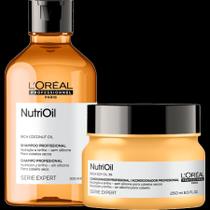 Kit Loreal NutriOil - Shampoo 300ml e Máscara 250g Kit Loreal NutriOil - Shampoo 300ml e Máscara 250g