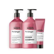 Kit Loreal Pro Longer Sh 750ml + Cond 750ml + Leave-in 150ml