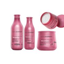 Kit loreal pro longer sh300ml + cond200ml + masc250gr