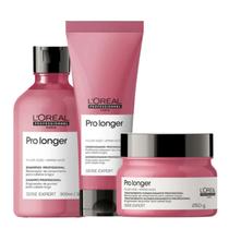 Kit loreal pro longer sh300ml + cond200ml + masc250gr Kit loreal pro longer sh300ml + cond200ml + masc250gr