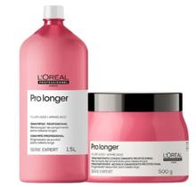 Kit Loréal Pro Longer Shampoo 1500ml + Máscara 500gr Kit Loréal Pro Longer Shampoo 1500ml + Máscara 500gr