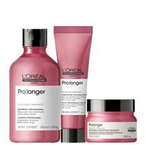 Kit LOréal Pro Longer Shampoo 300ml + Máscara 250g + CPP Leave-in 150ml - Loreal Professionnel