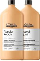 Kit LOréal Professionnel Absolut Repair Gold Shampoo 1500ml Condicionador 1500ml Original Kit LOréal Professionnel Absolut Repair Gold Shampoo 1500ml Condicionador 1500ml Original