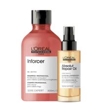 Kit LOréal Professionnel Inforcer Repair Duo (2 Produtos) Kit LOréal Professionnel Inforcer Repair Duo (2 Produtos)
