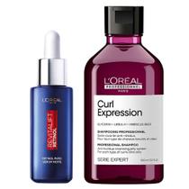 Kit LOréal Professionnel + LOréal Paris - Shampoo Antirresíduos + Sérum Facial Antirrugas