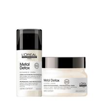 Kit LOréal Professionnel Metal Detox Máscara e Leave-in (2 produtos)