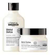 Kit Loréal Professionnel Metal Detox Shampoo+ Máscara Pq