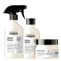 Kit LOréal Professionnel Metal Detox Trio Antimetal (3 produtos)