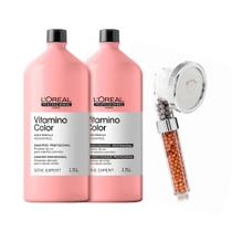 Kit LOréal Professionnel Vitamino Color Shampoo e Condicionador 1.5 L + Pure Shower - Loreal