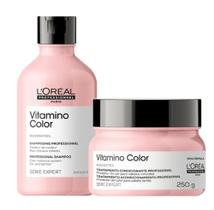 Kit Loreal Série Expert Vitamino Color Shampoo 300ml e Máscara 250ml