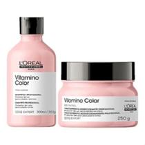 Kit Loreal Série Expert Vitamino Color Shampoo e Máscara