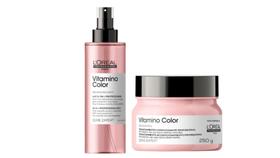 Kit LOréal Vitamino Color Máscara 250g + Spray Leave-in 90ml