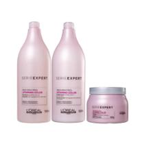 Kit loreal vitamino color resv sh 1.5l cond 1.5l masc. 500g
