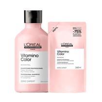 Kit loreal vitamino color resveratrol shampoo 300ml+refil shampoo 240ml
