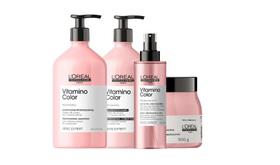 Kit LOréal Vitamino Color Sh 750 + Cond 750ml + Spray 190ml + Másc 500g