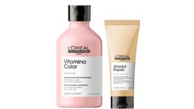 Kit LOréal Vitamino Color Shampoo 300ml+ Absolut Repair Condicionador 200ml