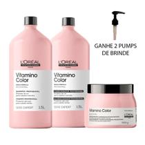 Kit LOreal Vitamino Color Shampoo Condicionador e Mascara
