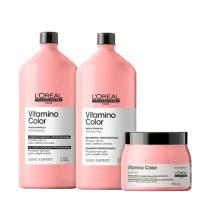 Kit LOreal Vitamino Color Shampoo Condicionador e Mascara LOréal Professionnel Kit LOreal Vitamino Color Shampoo Condicionador e Mascara LOréal Professionnel