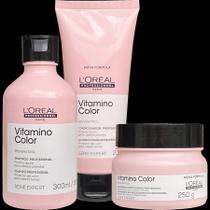 Kit Loreal Vitamino Color Shampoo Condicionador Máscara