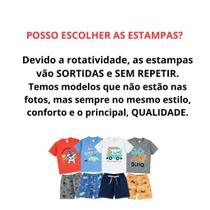 Kit Lote 5 Peças de Roupa Infantil 5 Conjuntos de Verão Menino Atacado Tamanho 1 ao 10 anos