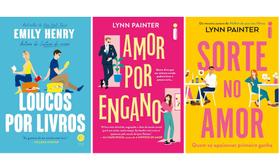 Kit Loucos por livros + Amor por engano + Sorte no amor