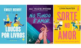Kit Loucos por livros + No fundo é amor + Sorte no amor Kit Loucos por livros + No fundo é amor + Sorte no amor