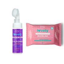 Kit Lovely Mousse Colágeno + Lenço Micelar