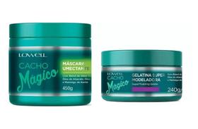 Kit lowell cacho mágico masc+gelatina modeladora