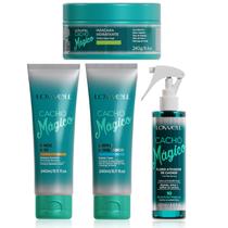 Kit Lowell Cacho Magico Shampoo 240ml Mascara Creme Ativador Kit Lowell Cacho Magico Shampoo 240ml Mascara Creme Ativador