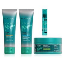 Kit Lowell Cacho Magico Shampoo 240ml Mascara, Creme e Oleo Kit Lowell Cacho Magico Shampoo 240ml Mascara, Creme e Oleo