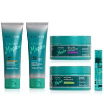 Kit Lowell Cacho Magico Shampoo 240ml Mascara, Creme, Gelatina e Oleo Kit Lowell Cacho Magico Shampoo 240ml Mascara, Creme, Gelatina e Oleo
